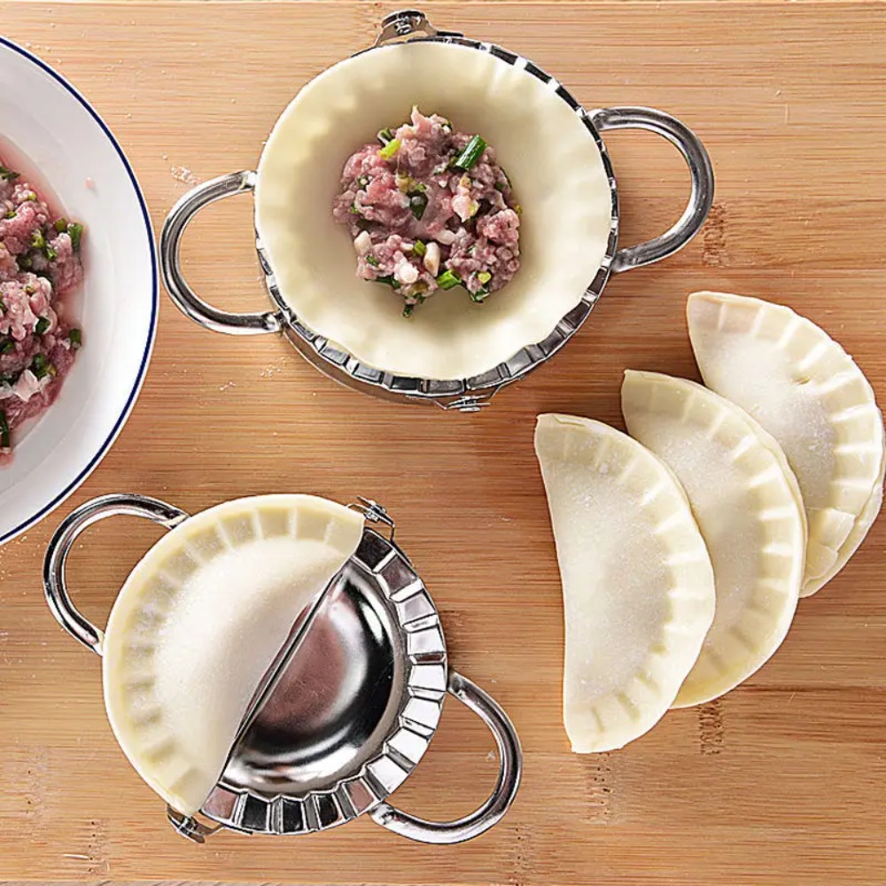 Kitchen Gadgets For Chefs - Stainless Steel Dumpling Maker, Quick &