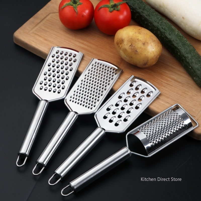 Household Kitchen Gadgets Vegetable Cutter Silk Cutter - Multifunctional Stainless Steel Cheese Lemon Fruit