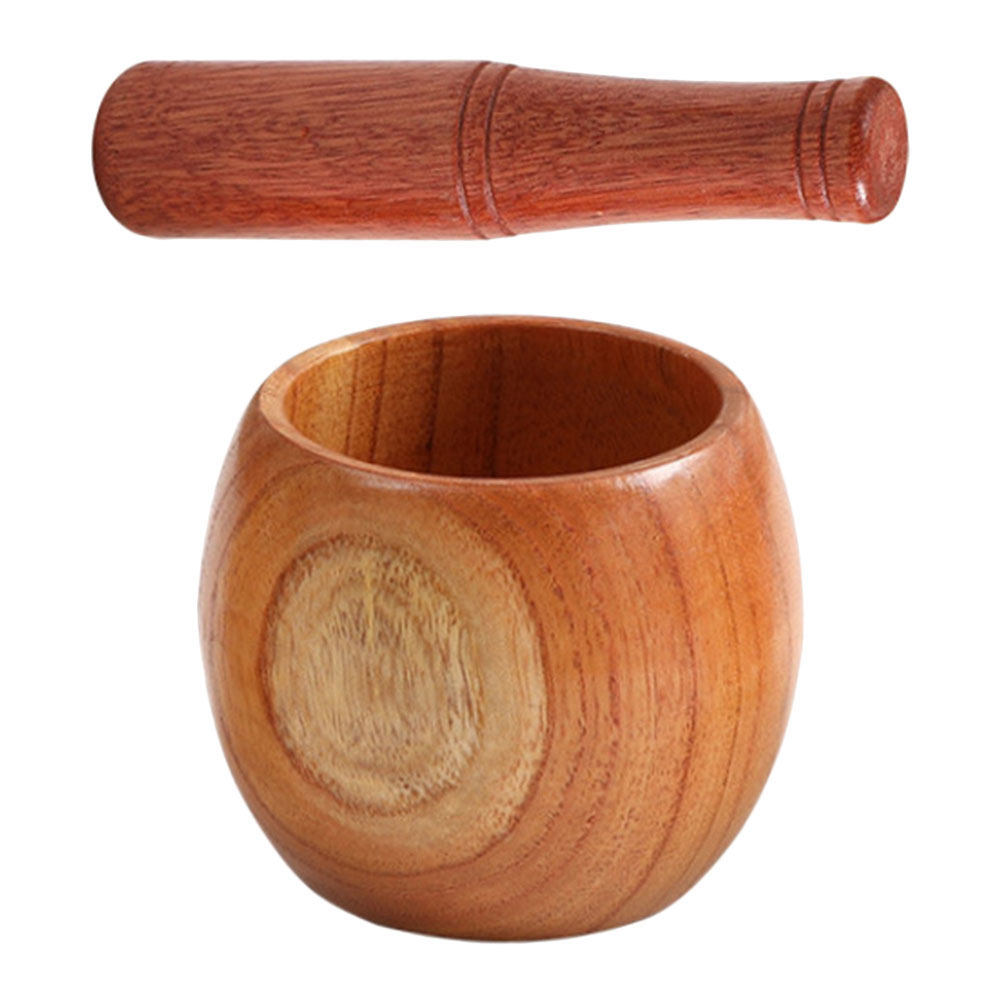 Kitchen Gadgets To Gift - Premium Jujube Wood Garlic Grinding Tool