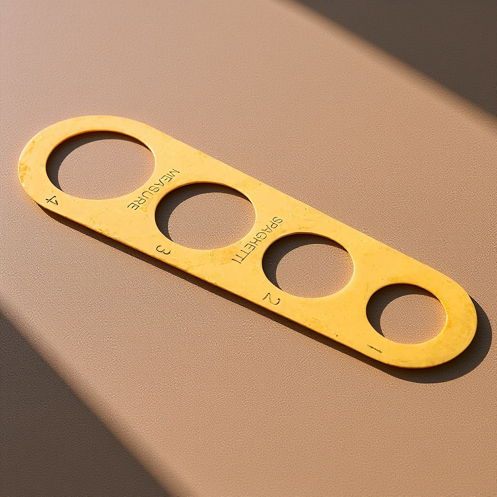 Kitchen Gadgets For Chefs - Stainless Steel Spaghetti Portion Control Ruler