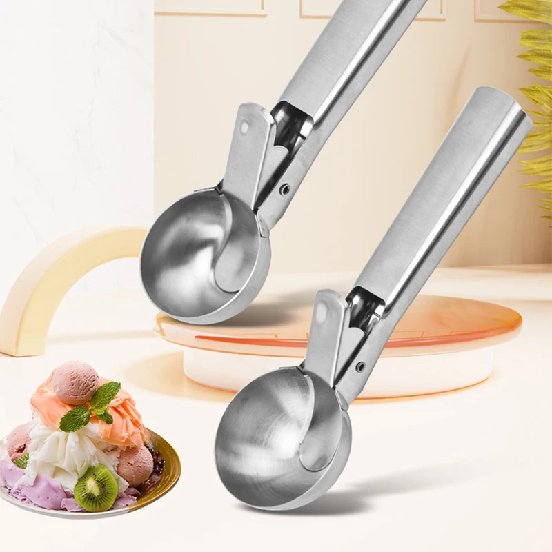 Kitchen Gadgets Needed - Multifunctional Stainless Steel Scooper Dual-use Ice