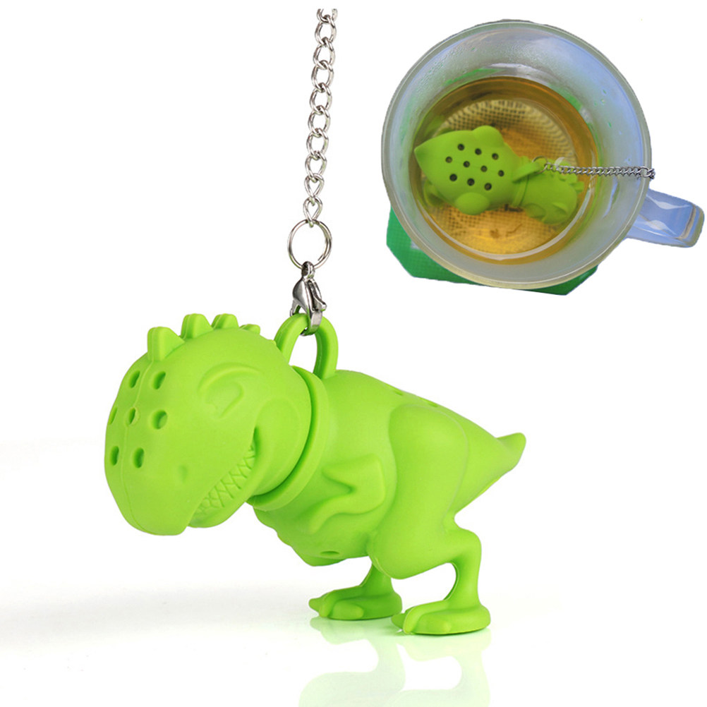 Kitchen Gadgets Gift Ideas - Dinosaur Shaped Silicone Tea Infuser Filter