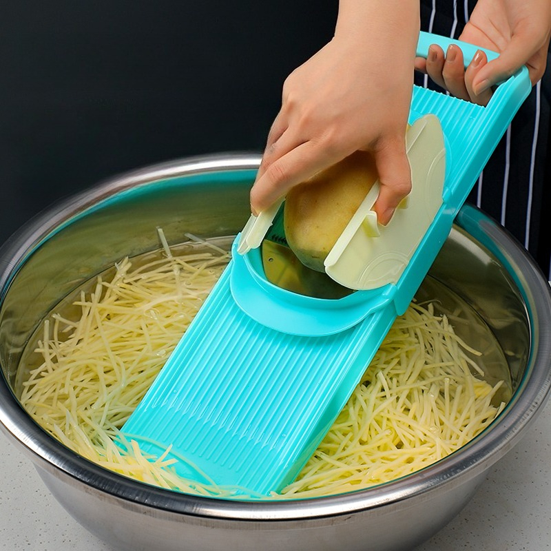 Household Kitchen Gadgets Vegetable Cutter Silk Cutter - Portable Vegetable Grater Potato Slicer Multifunctional