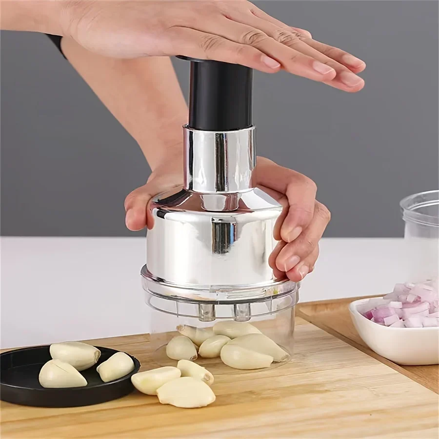 Stainless Steel Garlic Presser - Kitchen Gadgets Garlic review and price
