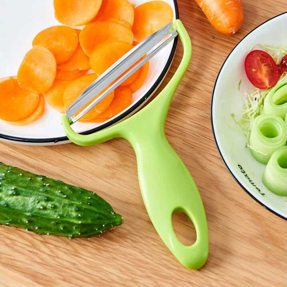Peeler Vegetables Fruit Stainl - Household Kitchen Gadgets Vegetable Cutter Silk Cutter review and price