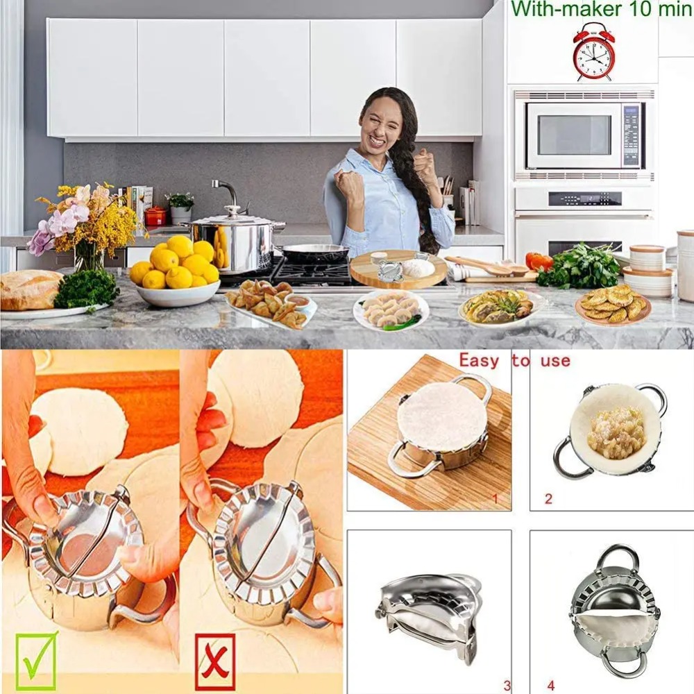 Stainless Steel Dumpling Maker - Kitchen Gadgets For Chefs review and price