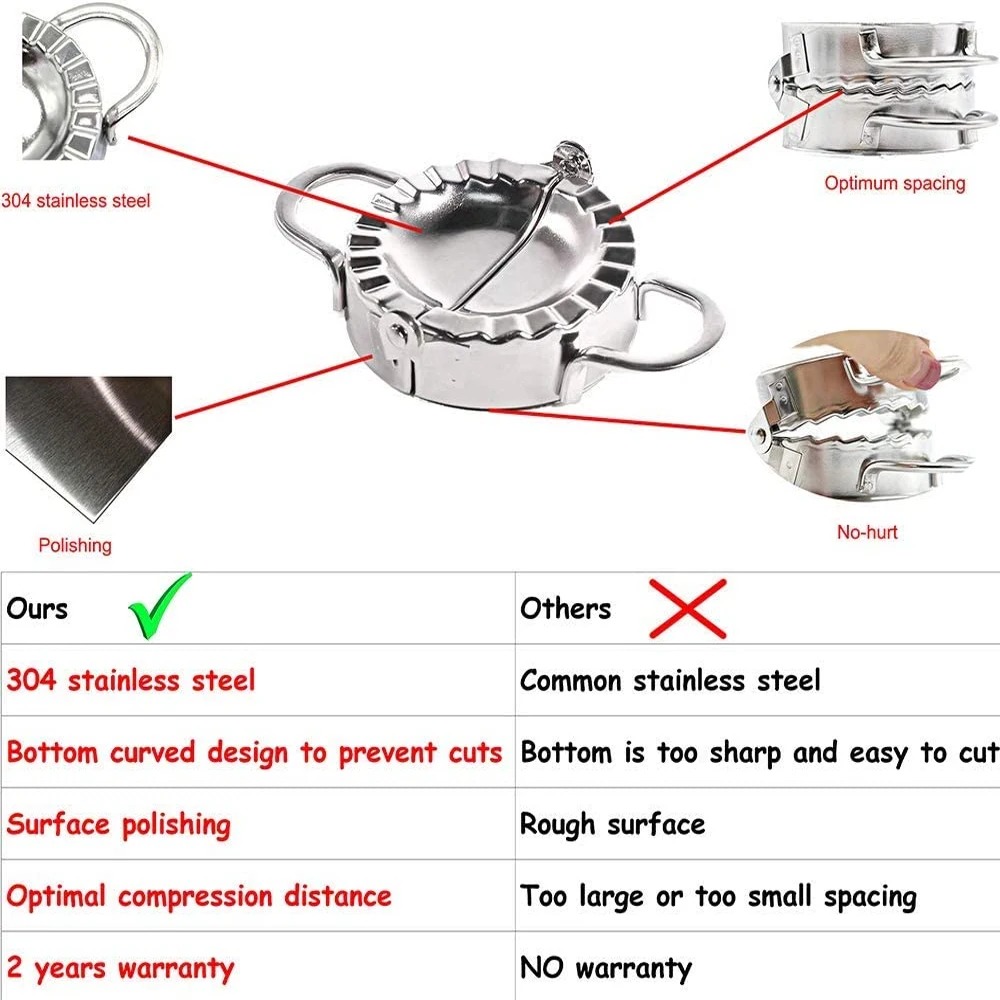 Stainless Steel Dumpling Maker - Kitchen Gadgets For Chefs review and price