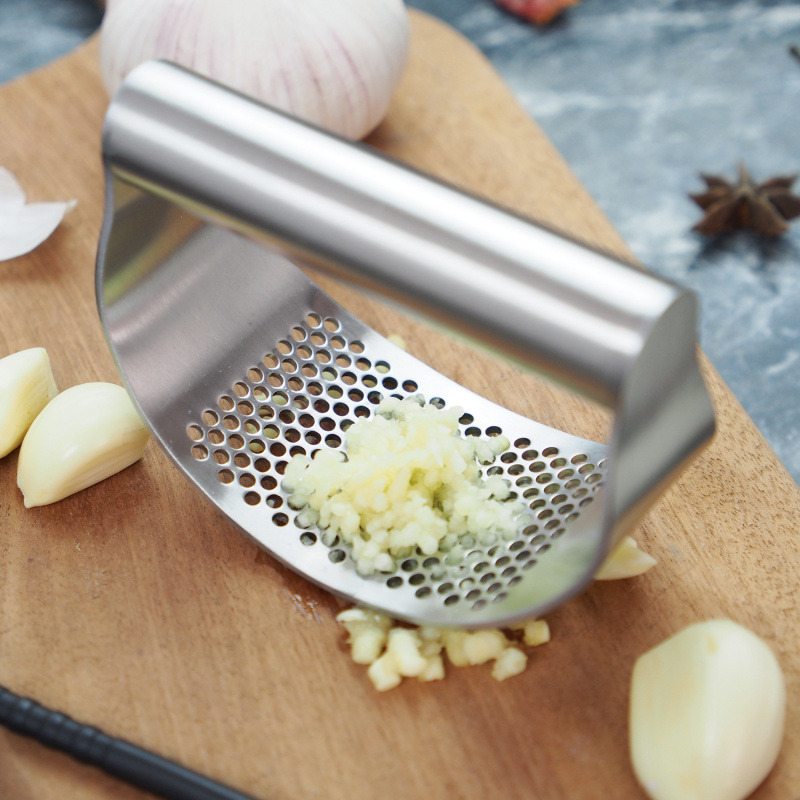 Stainless Steel Garlic Press S - Kitchen Gadgets Cutting Tools review and price