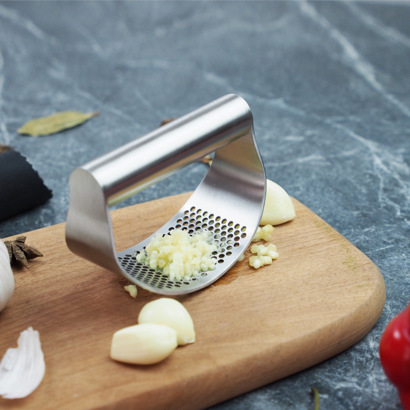 Stainless Steel Garlic Press S - Kitchen Gadgets Cutting Tools review and price