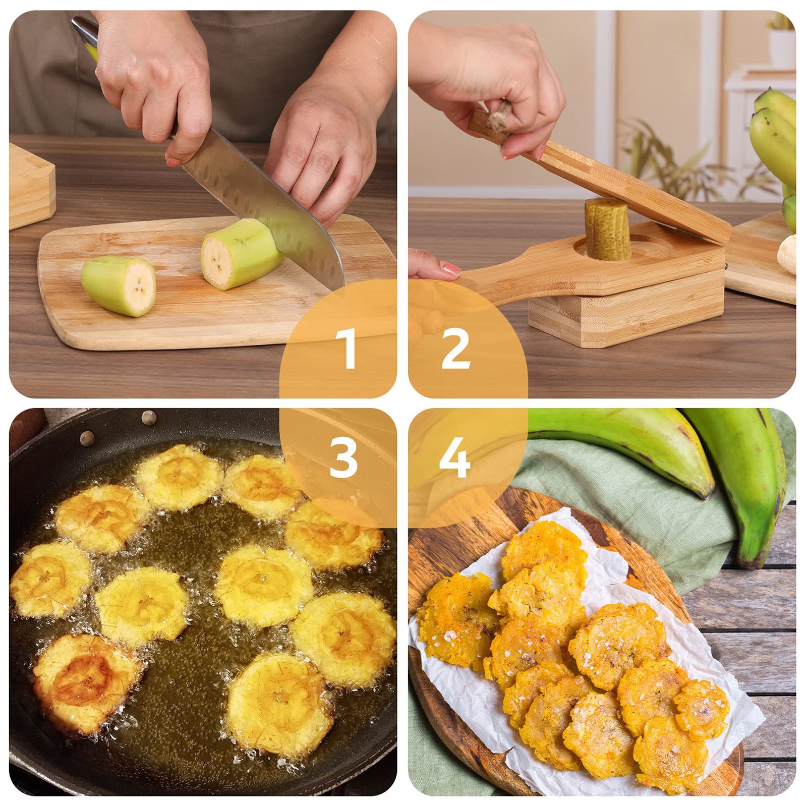 Banana Pancake Maker Hand Pres - Kitchen Hand Gadgets review and price