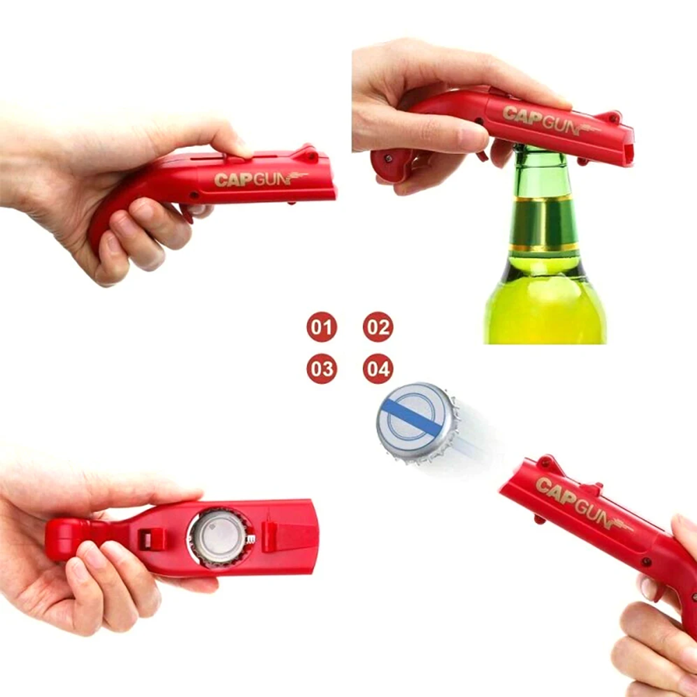 Cap Gun Beer Bottle Opener Por - Kitchen Gadgets Needed review and price