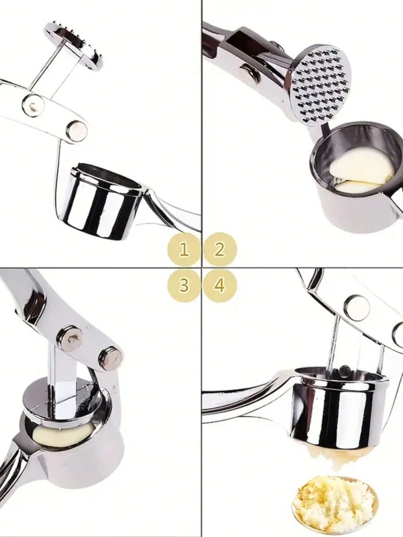 1pc, Garlic Press Washable Gar - Kitchen Gadgets Garlic review and price