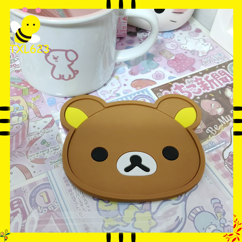 Rilakkuma Silicone Cup Coaster - Kitchen Gadgets Needed review and price