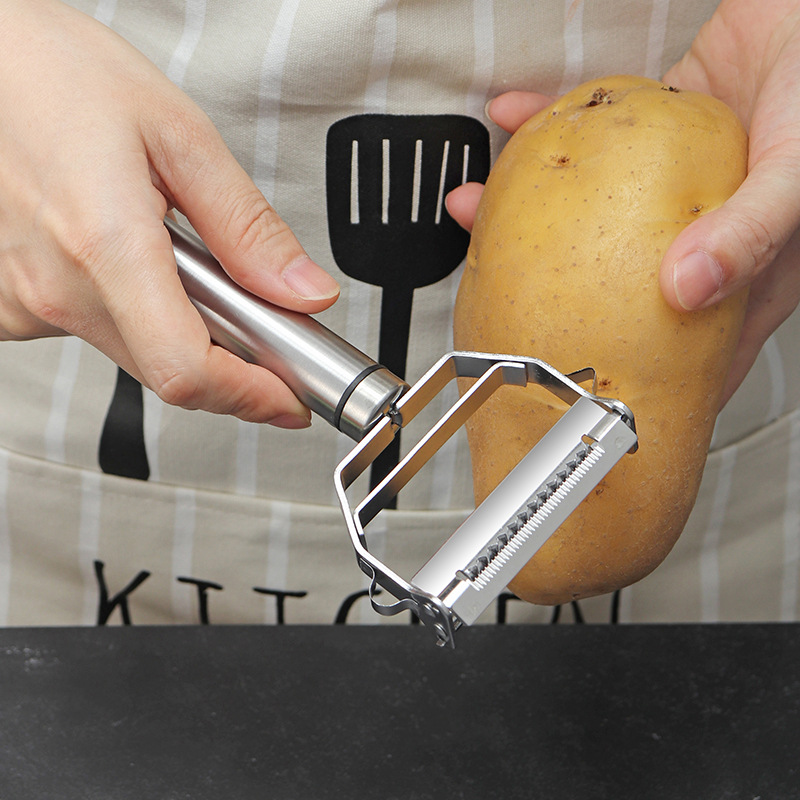 4 in 1 Stainless Steel Multi-f - Household Kitchen Gadgets Vegetable Cutter Silk Cutter review and price