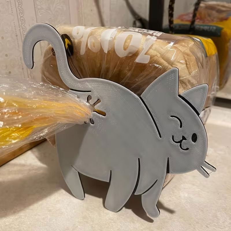 Cat Butt Bread Clip - 3D Print - Kitchen Gadgets You Must Have review and price