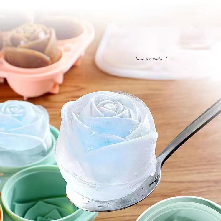 3D Rose Ice Molds 4 Holes Ice  - Kitchen Gadgets Oxo review and price