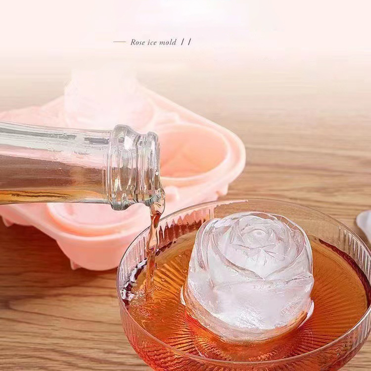 3D Rose Ice Molds 4 Holes Ice  - Kitchen Gadgets Oxo review and price