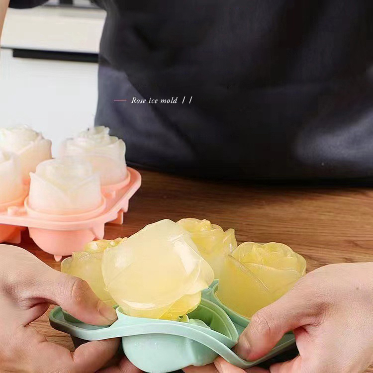 3D Rose Ice Molds 4 Holes Ice  - Kitchen Gadgets Oxo review and price