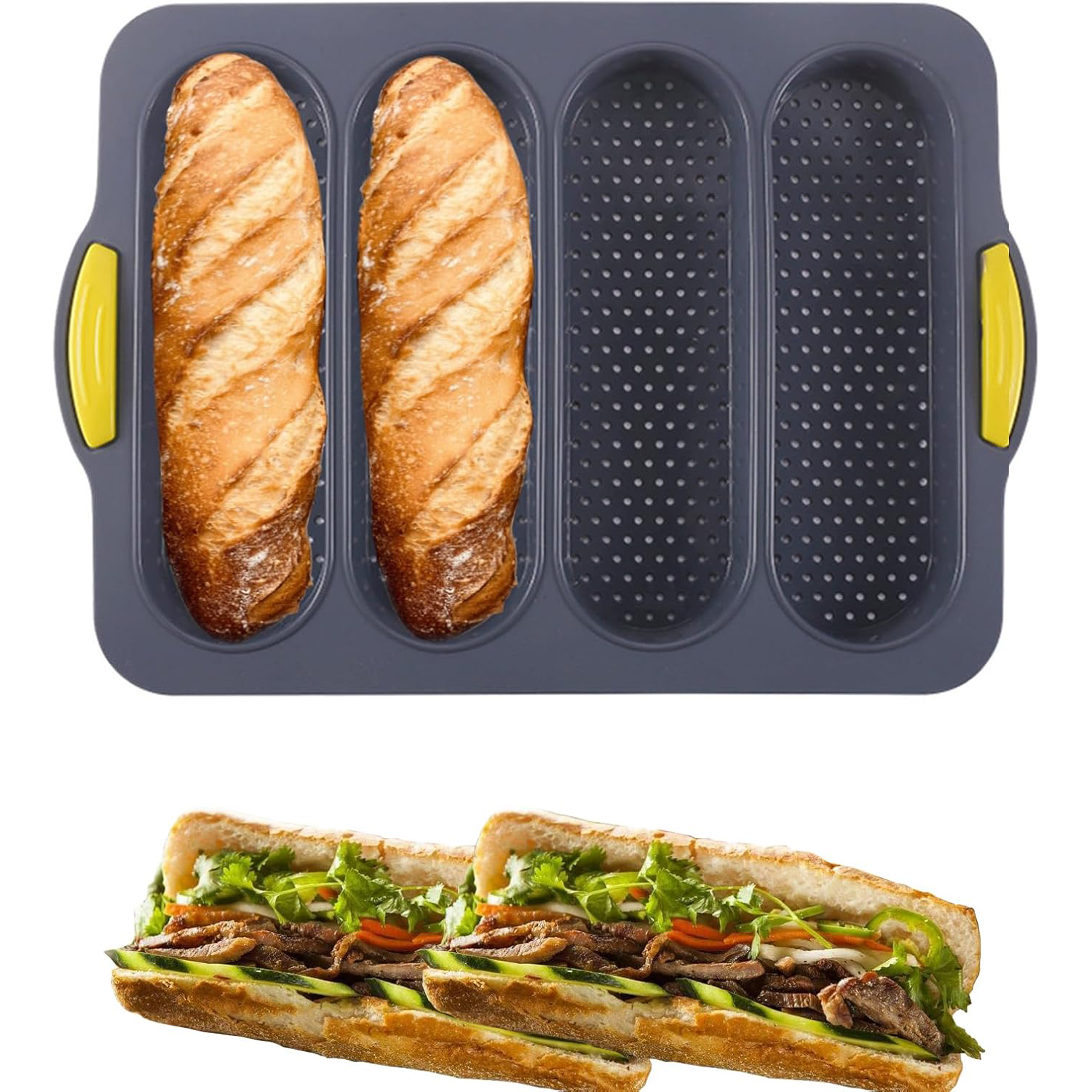4-cavity Silicone Bread Loaf P - Kitchen Gadgets Oxo review and price
