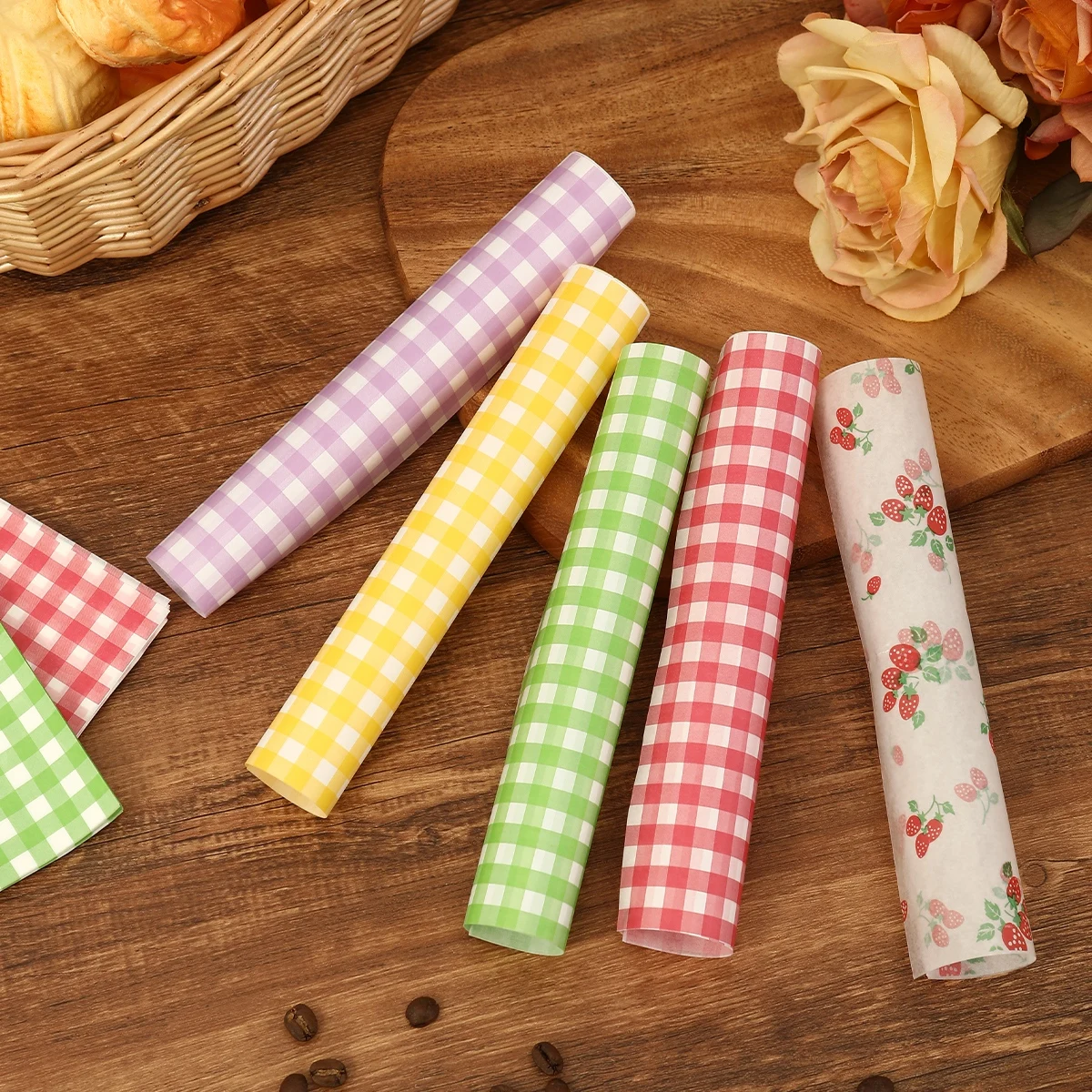 50Pcs Oilproof Wrapping Paper  - Kitchen Gadgets To Gift review and price