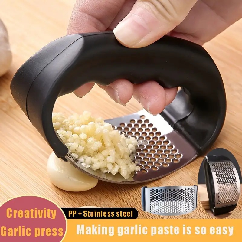 Heavy-Duty Manual Garlic Press - Kitchen Gadgets Garlic review and price