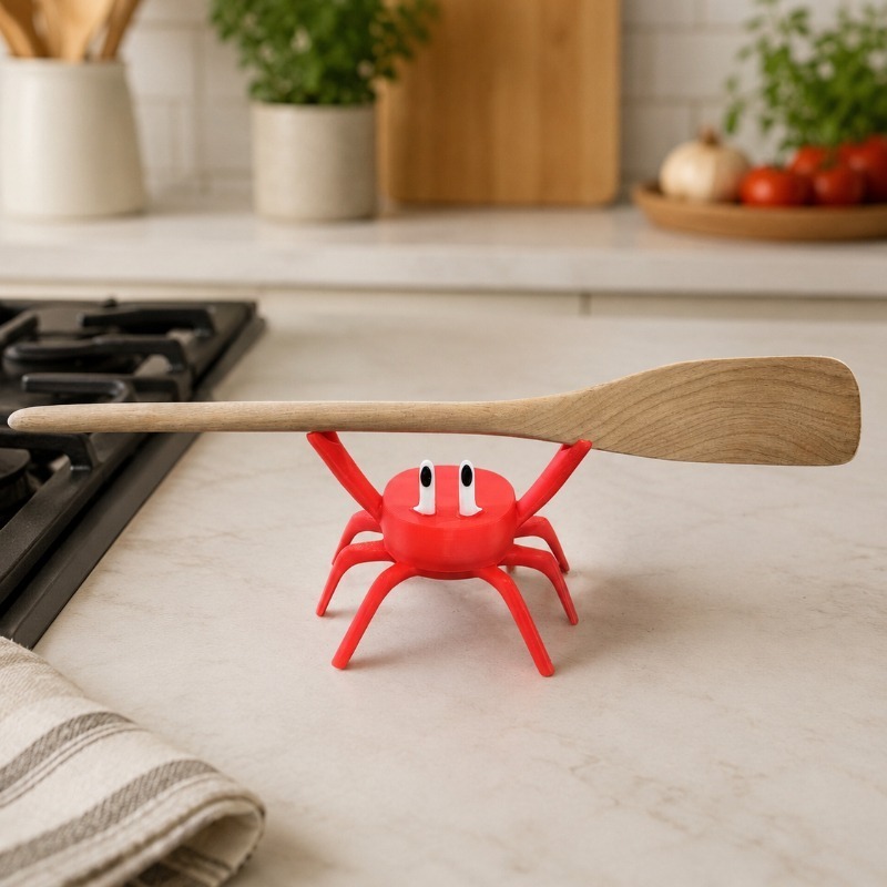 Red Crab Spoon Rest, Cute Crab - Kitchen Gadgets To Gift review and price
