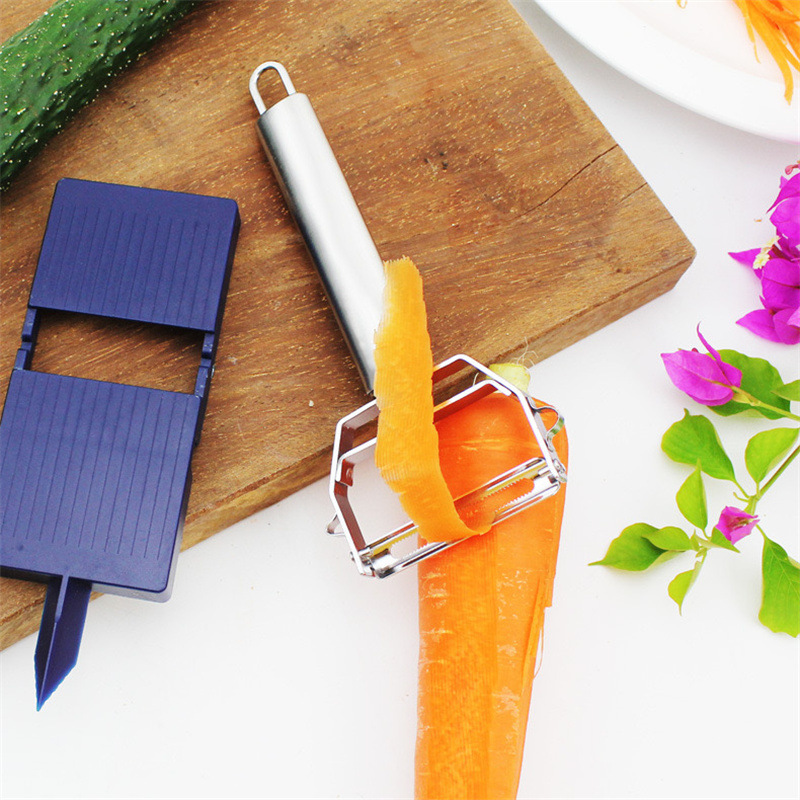 2 in 1 Peeler Slicer Set Kitch - Household Kitchen Gadgets Vegetable Cutter Silk Cutter review and price