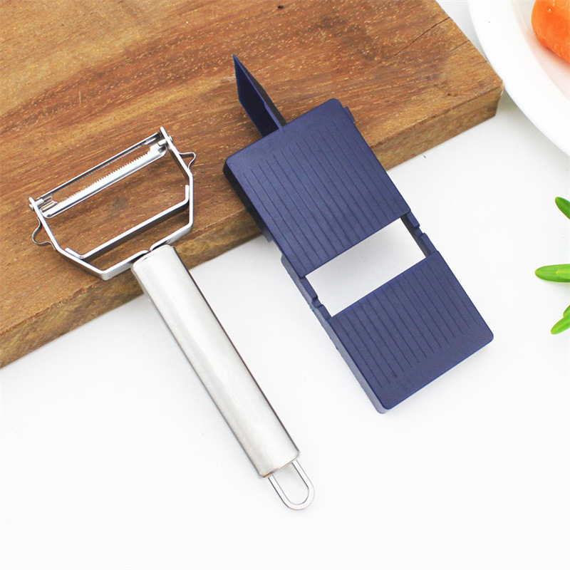 2 in 1 Peeler Slicer Set Kitch - Household Kitchen Gadgets Vegetable Cutter Silk Cutter review and price
