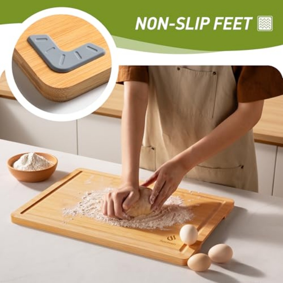 Bamboo Cutting Board Set Non S - Kitchen Gadgets You Must Have review and price
