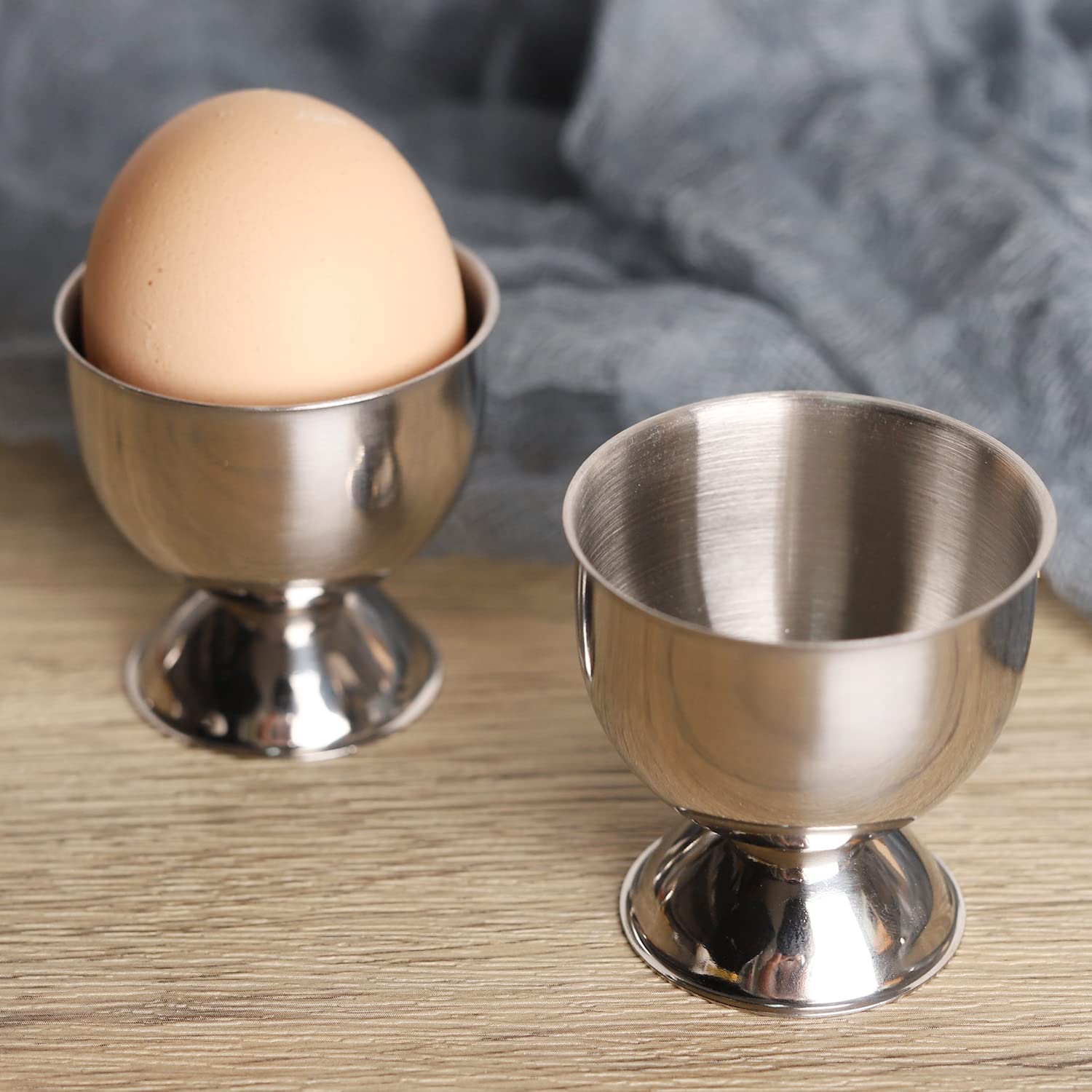 Stainless Steel Egg Cups Set H - Kitchen Gadgets To Gift review and price