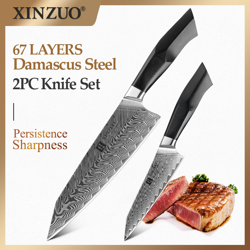 XINZUO 2PCS Kitchen Knives Set - Kitchen Gadgets For Chefs review and price
