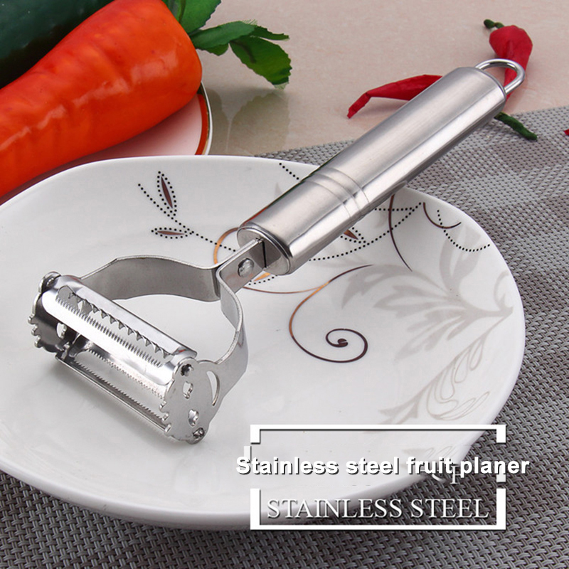 Stainless Steel Peeler Multifu - Household Kitchen Gadgets Vegetable Cutter Silk Cutter review and price
