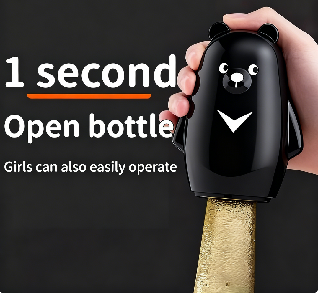 Cute Black & White Bear Bottle - Kitchen Gadgets Gift Ideas review and price